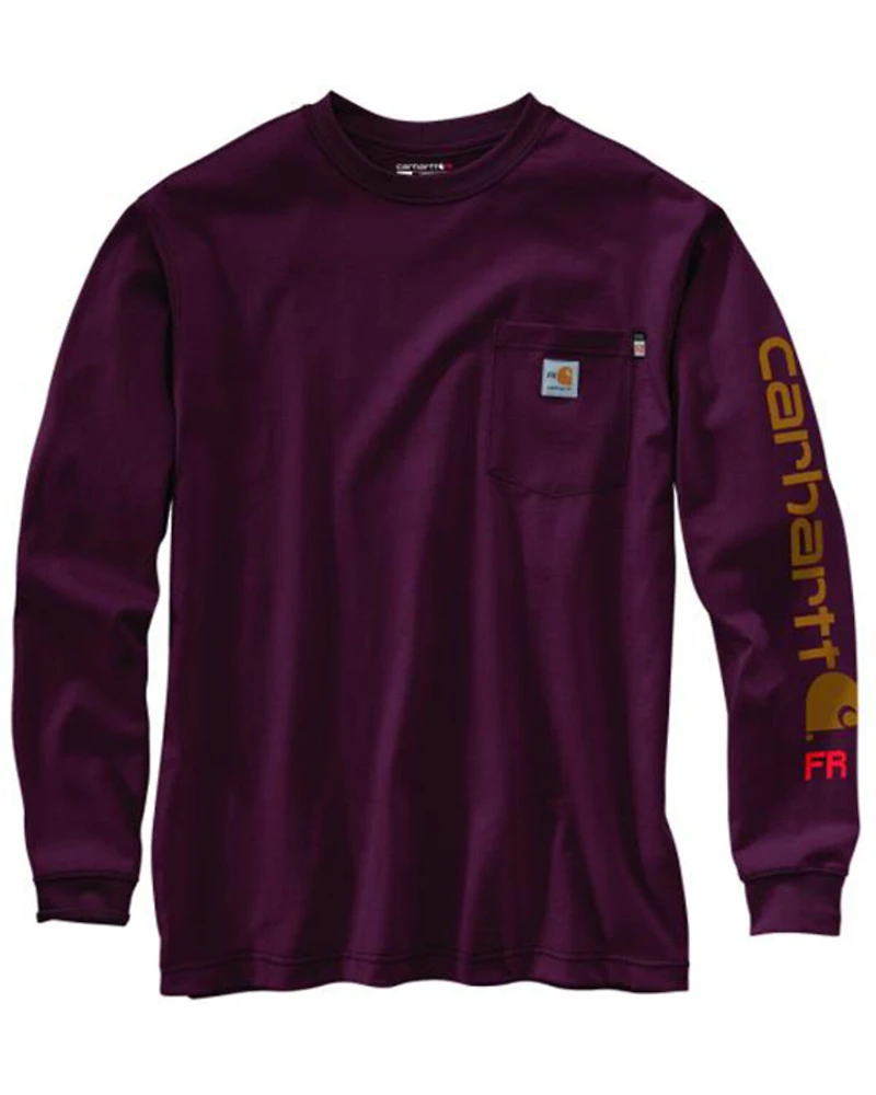 Carhartt Men's FR Force® Loose Fit Lightweight Long Sleeve Pocket Work Shirt