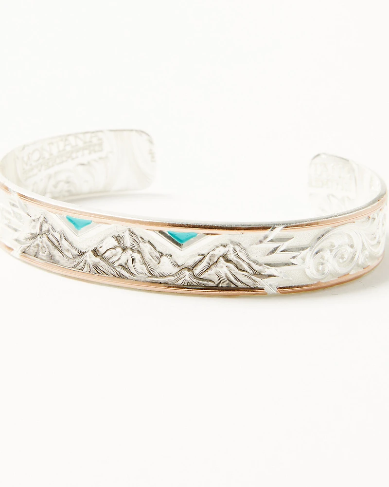 Montana Silversmiths X Ian Munsick Cloudy Mountain Bracelet Cuff