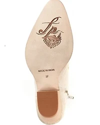Free People Women's Bowers Embroidered Western Boots - Round Toe