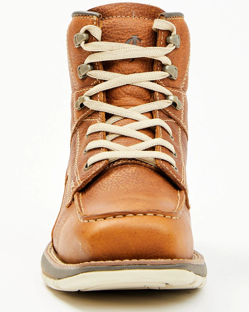 Cody James Men's 6.5" Xero Lite Lace-Up Moc Work Boots - Composite Toe