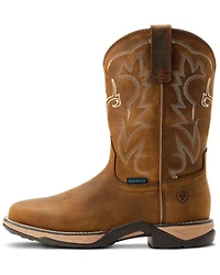 Ariat Women's Anthem Deer Waterproof Western Performance Boots - Broad Square Toe