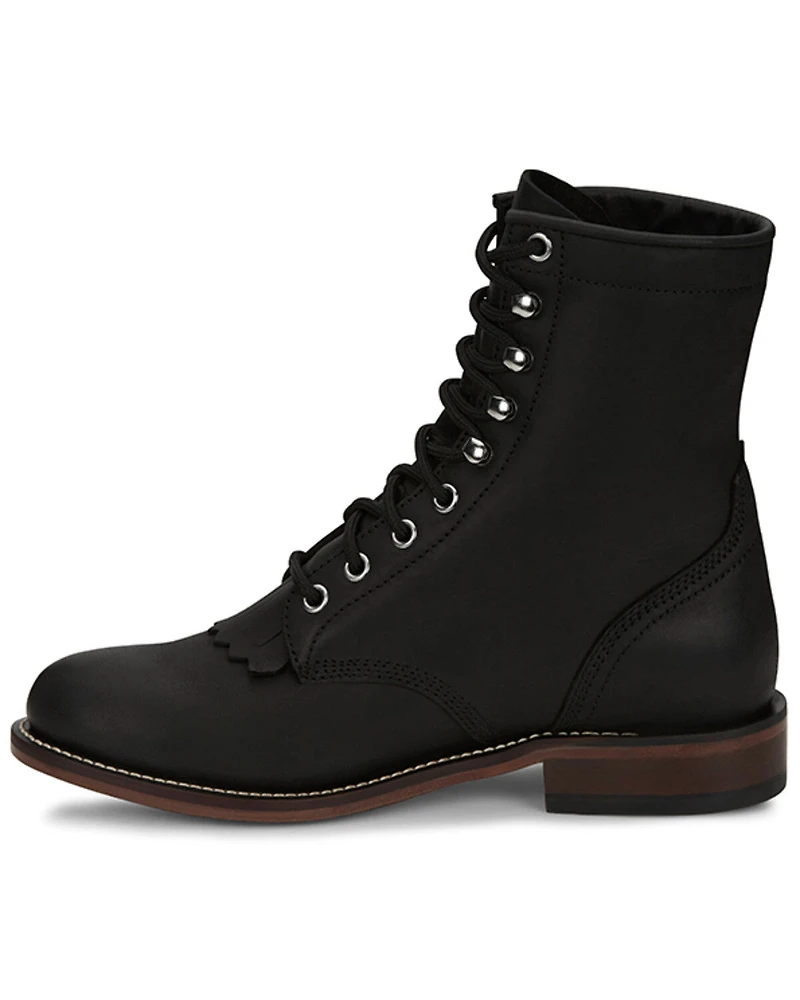 Justin Women's McKean Lace-Up Boots - Round Toe