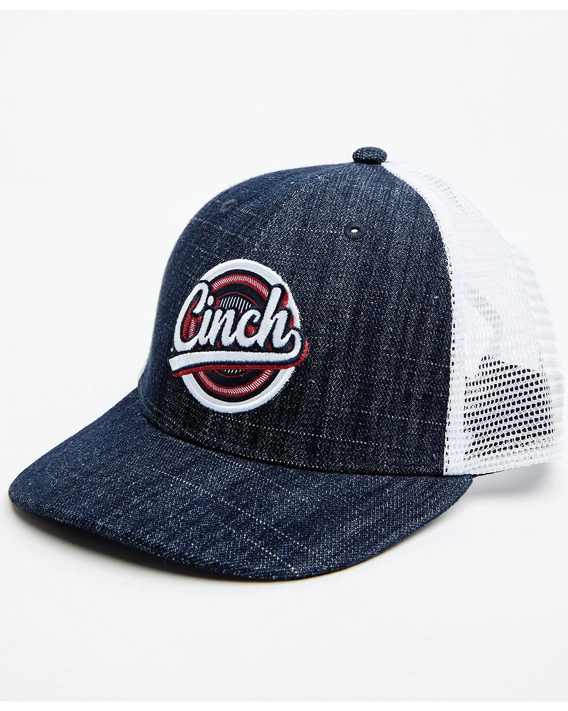 Cinch Men's Embroidered Circle Logo Ball Cap
