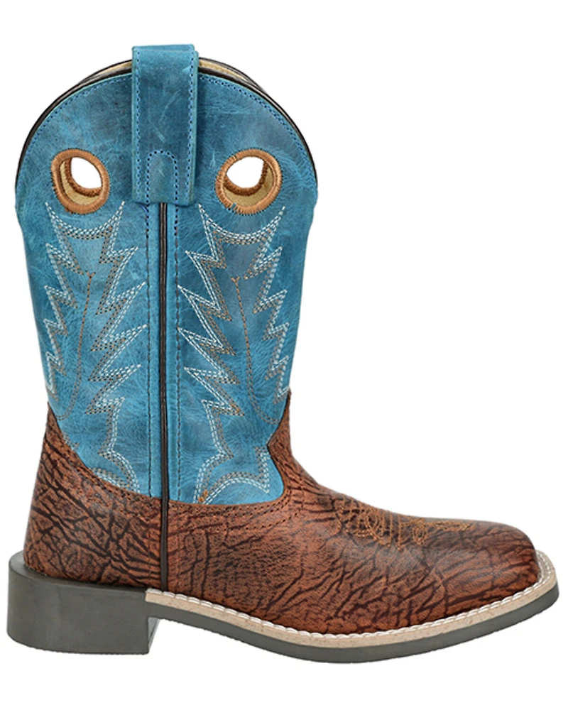 Smoky Mountain Boys' Frontier Western Boots - Broad Square Toe