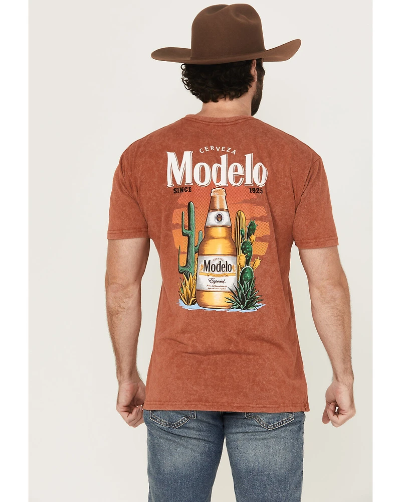 Modelo Men's Desert Sunset Short Sleeve Graphic T-Shirt