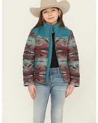 Ariat Girls' Southwestern Print Crius Jacket