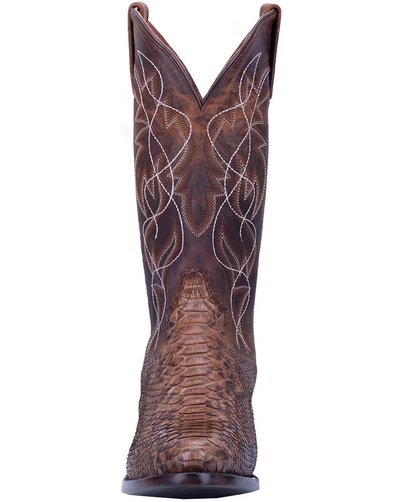 Dan Post Men's Manning Exotic Python Western Boots - Round Toe