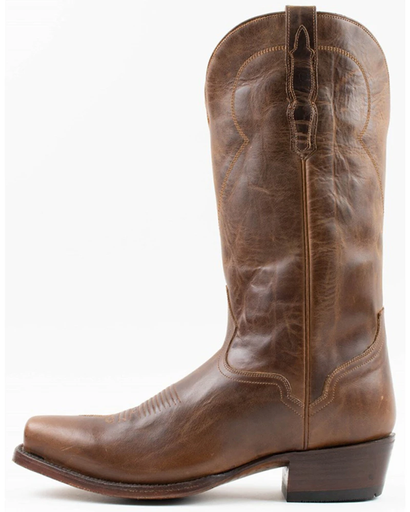 El Dorado Men's 13" Distressed Western Boots - Square Toe