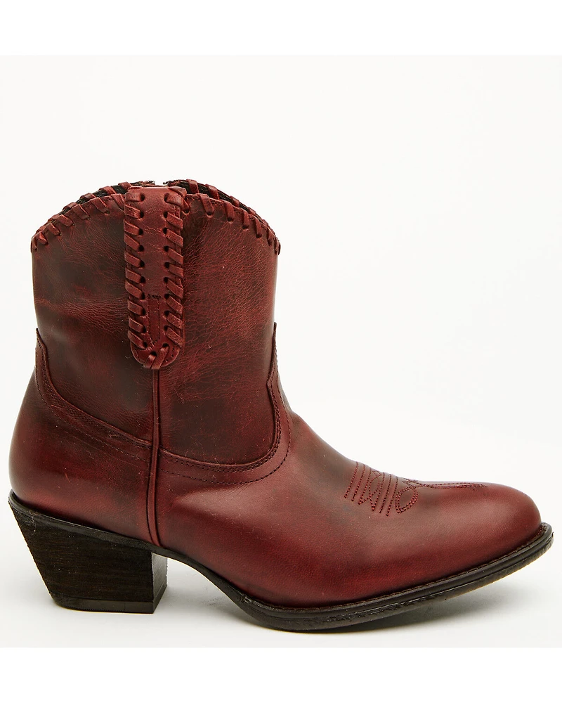 Shyanne Women's Sawyer Omaha Goat Western Fashion Booties - Round Toe