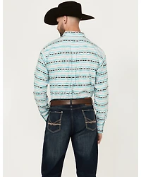 Ariat Men's Jefferson Southwestern Striped Long Sleeve Button-Down Western Shirt