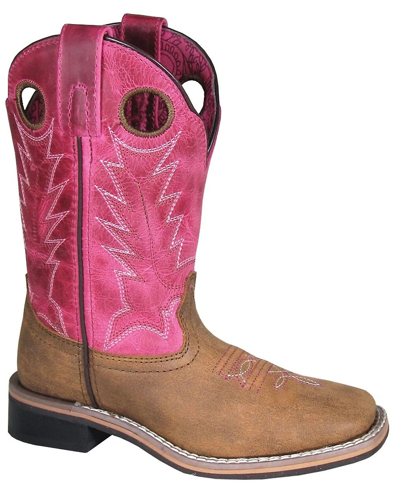 Smoky Mountain Little Girls' Tracie Western Boots - Square Toe