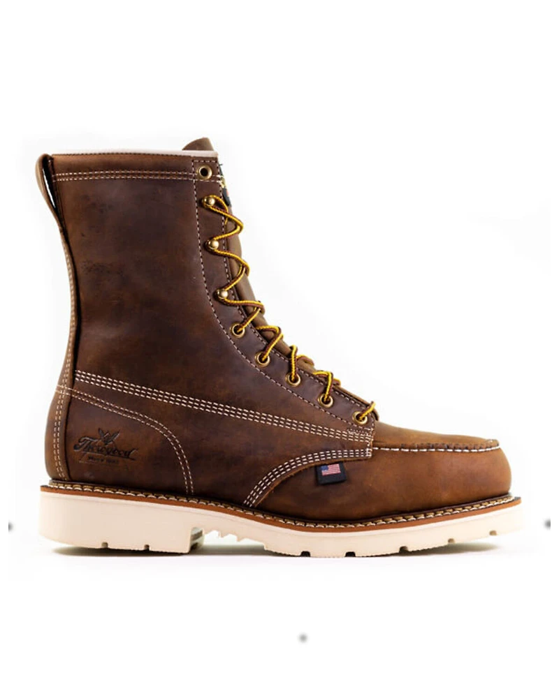 Thorogood Men's American Heritage Classics 8" USA Work Boots - Steel Toe