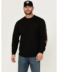 Hawx Men's Logo Long Sleeve Knit Work T-Shirt - Big