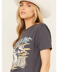 Rock & Roll Denim Women's Dale Brisby Rodeo Time Short Sleeve Graphic Tee