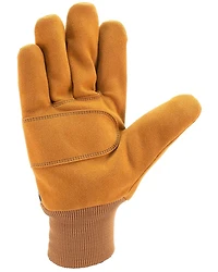 Carhartt Men's Suede Knit Cuff Gloves