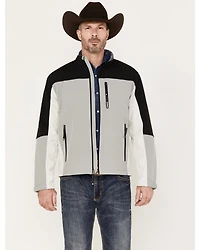 Hooey Men's Color Block Southwestern Print Softshell Jacket