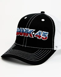 RANK 45® Men's Embroidered Flag Logo Mesh-Back Ball Cap
