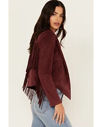 Shyanne Women's Faux Suede Fringe Jacket