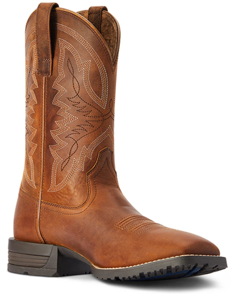 Ariat Men's Hybrid Ranchwork Western Boots - Broad Square Toe