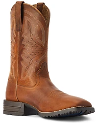 Ariat Men's Hybrid Ranchwork Western Boots - Broad Square Toe
