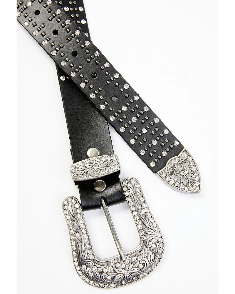 Shyanne Women's Triple Row Bling Belt