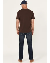 Brothers and Sons Men's Drifter Wash Tucker Slim Straight Stretch Denim Jeans