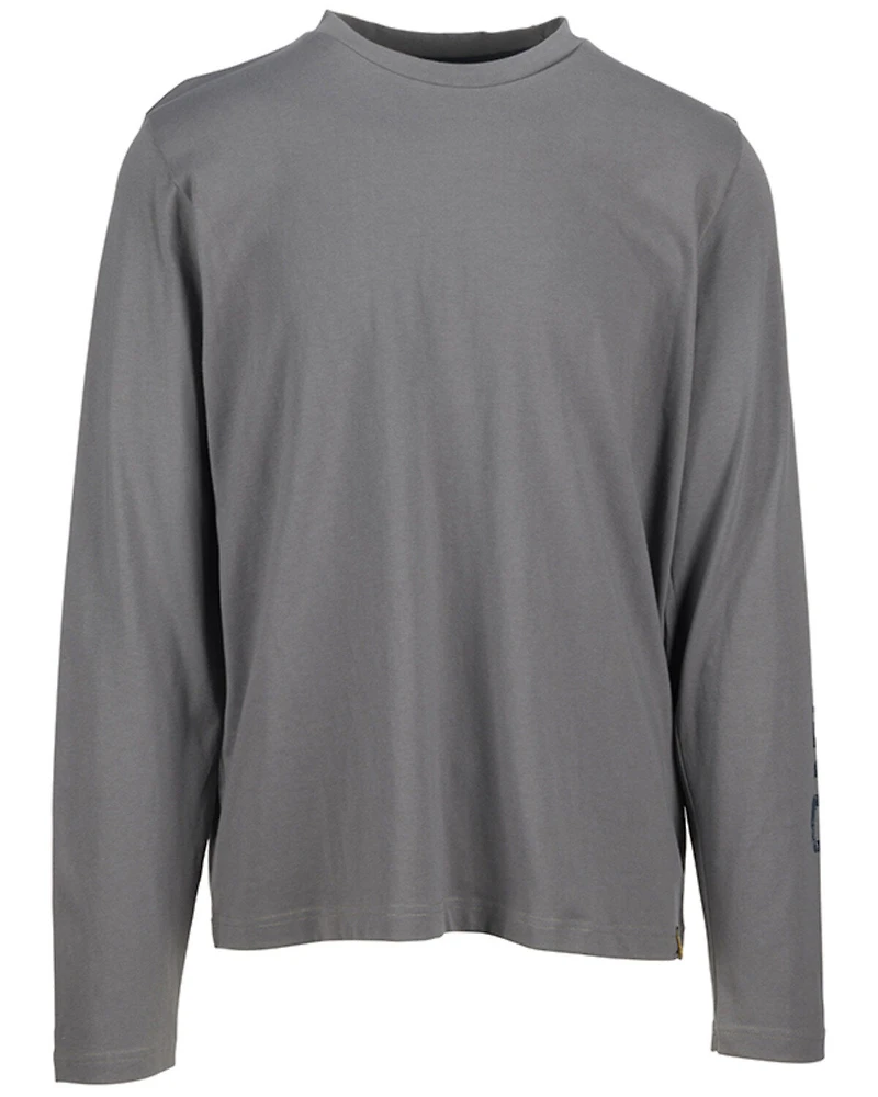 Browning Men's Solid Logan Logo Graphic Lightweight Long Sleeve T-Shirt