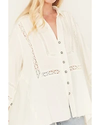 Free People Women's Ranch Wash Long Sleeve Top