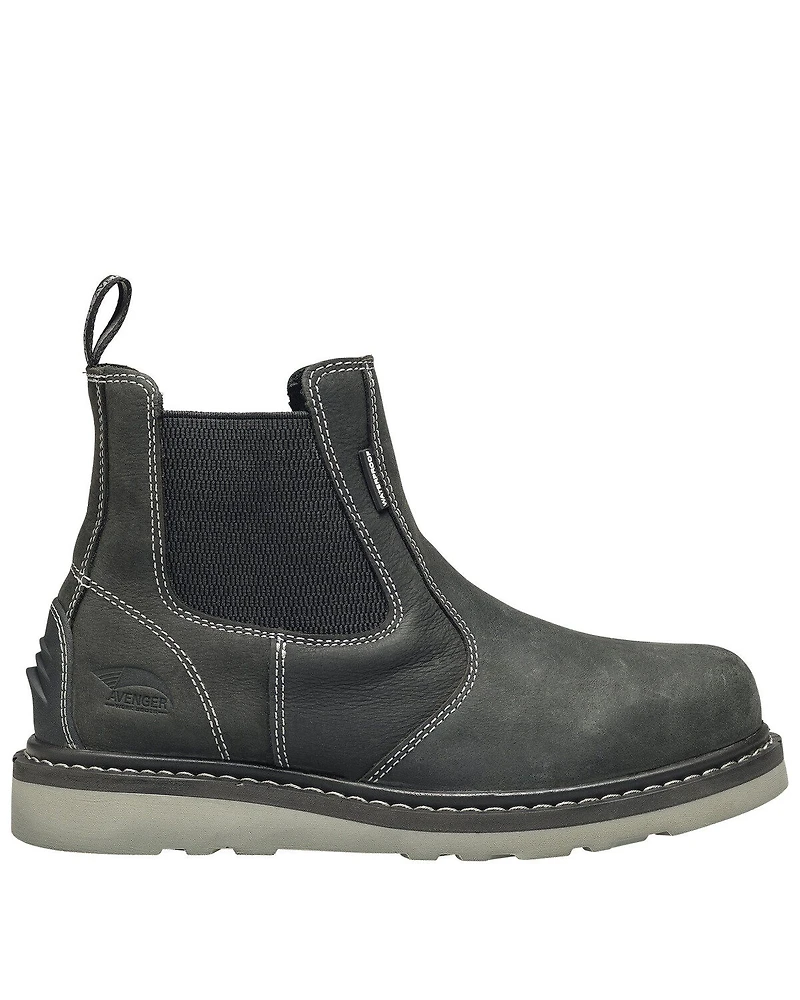 Avenger Men's Waterproof Wedge Work Boots - Soft Toe