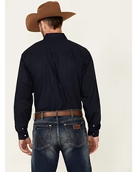 Cinch Men's Navy Solid Western Button Down Shirt
