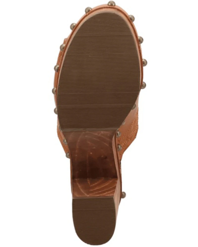 Dingo Women's Clover Wooden Sandals