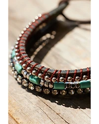 Shyanne Women's Layered Leather Cuff Bracelet