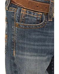 Cody James Little Boys' Wolfstooth Relaxed Bootcut Stretch Denim Jeans