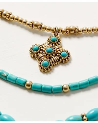Shyanne Women's Summer Solstice Beaded Layered Necklace