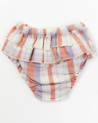 Shyanne Infant Girls' Plaid Print Dress and Diaper Cover Set - 2-Piece