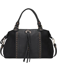 American West Cow Town Large Convertible Zip Top Satchel