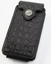 Cody James Men's Crocodile Embossed Cell Phone Case