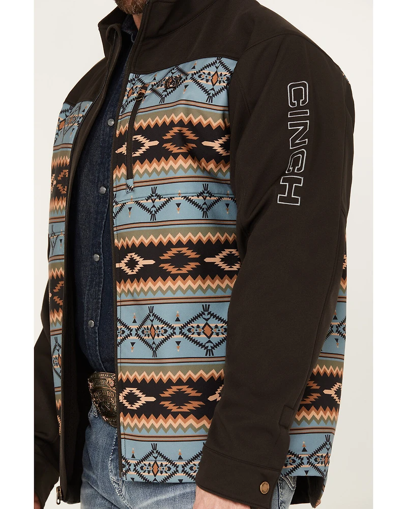 Cinch Men's Blocked Southwestern Softshell Jacket