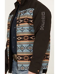 Cinch Men's Blocked Southwestern Softshell Jacket