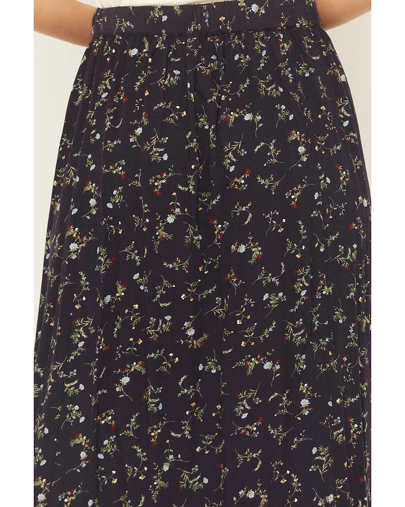 Idyllwind Women's Trinity Ditsy Floral Print Maxi Skirt