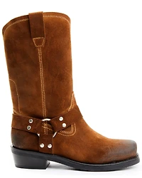 Brothers and Sons Men's Pull-On Roughout Motorcycle Boots - Square Toe