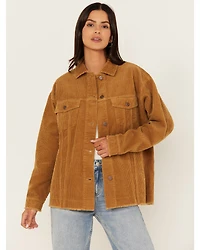 Cleo + Wolf Women's Corduroy Shacket