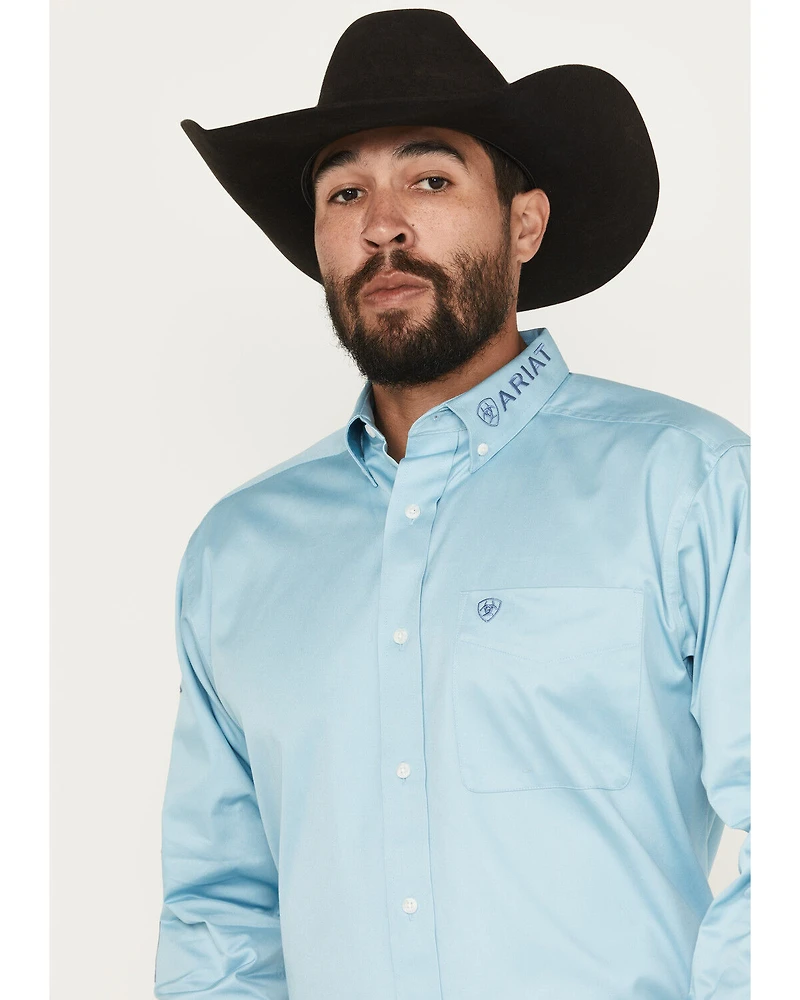 Ariat Men's Team Logo Long Sleeve Button-Down Western Shirt