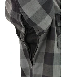 Milwaukee Performance Men's Aramid Checkered Plaid Biker Shirt - Big & Tall