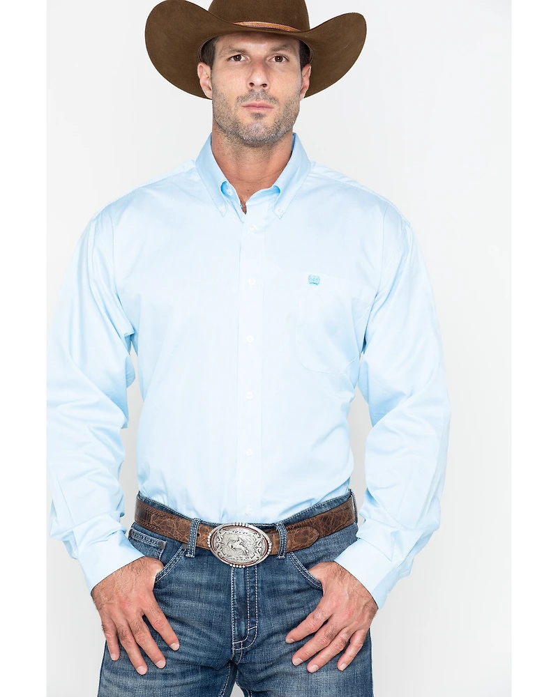 Cinch Men's Striped Print Shirt - Big & Tall