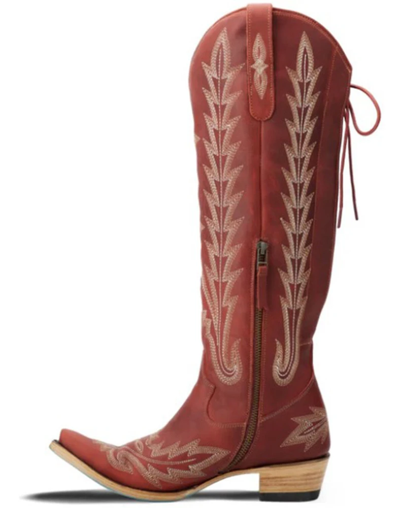 Lane Women's Lexington Over The Knee Corset Western Boots