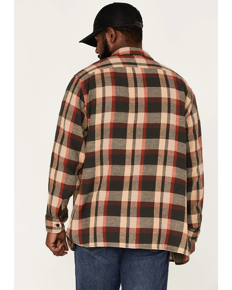 Levi's Men's Medina Worker Large Plaid Print Long Sleeve Button-Down Shirt