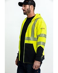 Ariat Men's FR Hi-Vis Full Zip Work Hooded Jacket