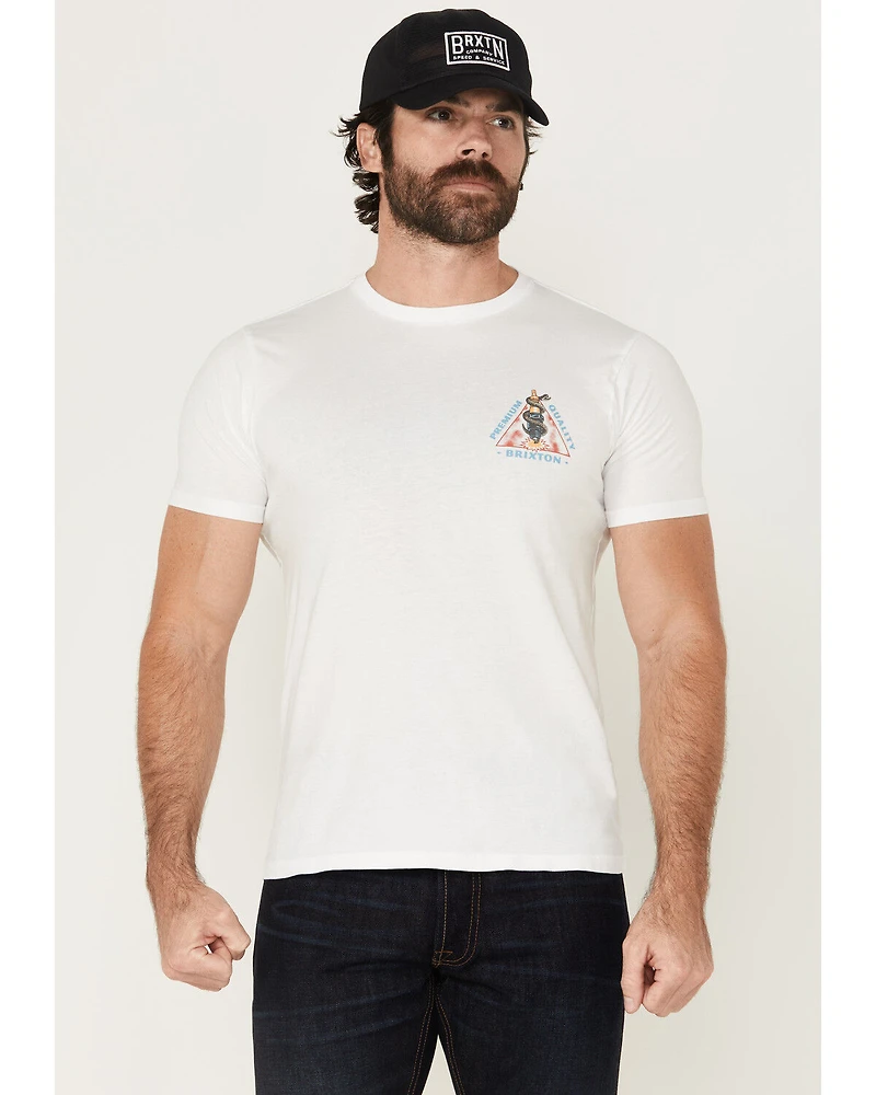 Brixton Men's Sparky Snake Short Sleeve Graphic T-Shirt