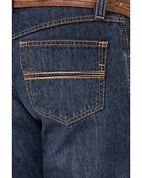 Cinch Men's Carter 2.0 Medium Stonewash Relaxed Bootcut Rigid Denim Jeans